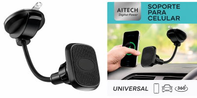 SOPORTE CELULAR AUTO UNIVERSAL AITECH 30355