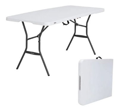 MESA PLEGABLE DE CAMPING 180x74cm