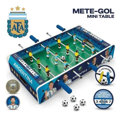 METEGOL DE MESA  AFA 50CM X 10CM 2 PELOTAS