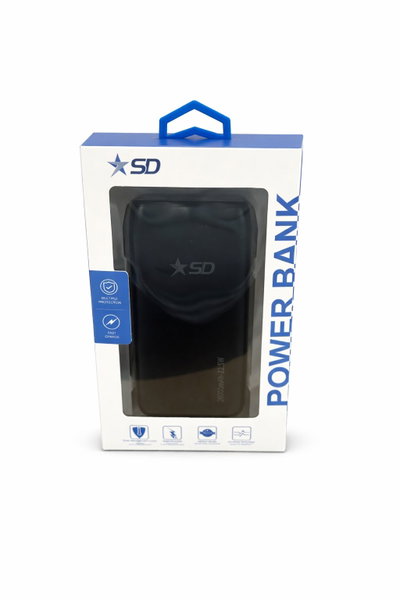 POWER BANK SD 20.000 MAH 1 PTO USB  2 PTO TIPO C-