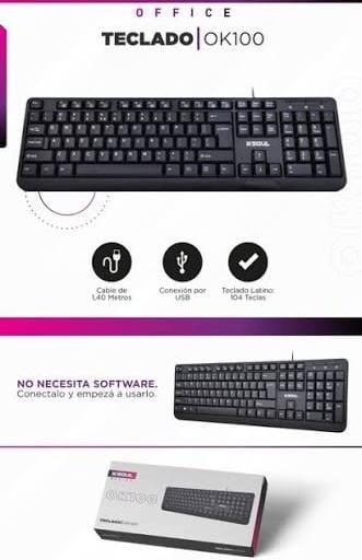 TECLADO SOUL OK100