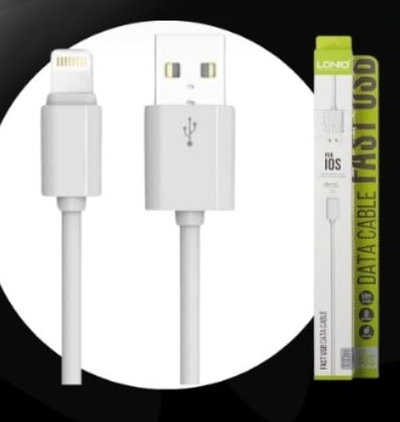 CABLE LDNIO SY03 QUICK CHARGE USB A LIGHTNING 1M