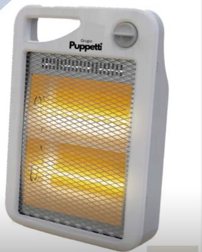 ESTUFA ELECTRICA 2 VELAS PUPPETTI 800W