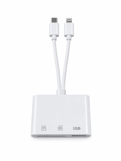 ADAPTADOR OTG 5 EN 1 LECTOR SD, MICRO SD Y USB