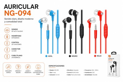 AURICULAR NOGA ML NG-094
