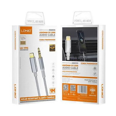 CABLE DE AUDIO LDNIO LSYI LIGHTNIGN A 3.5MM