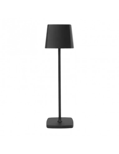 LAMPARA VELADOR LED TACTIL RECARGABLE NEGRO