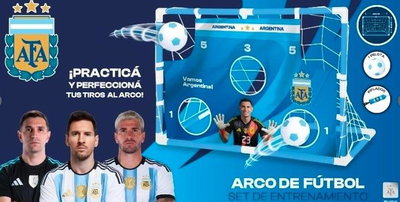 SET DE JUEGO FUTBOL PUNTERIA CON PELOTA AFA