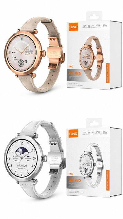 SMARTWATCH LDNIO SW02 BT 36MM RES 1080P DOR/PLAT