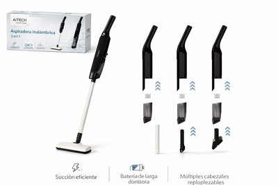 ASPIRADORA INALAMBRICA AITECH 3 EN 1 RECARGABLE
