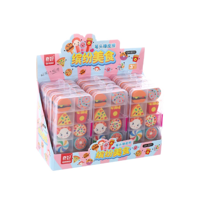 GOMA DE BORRAR EN CAJA FANTASIA X 12PCS 53638