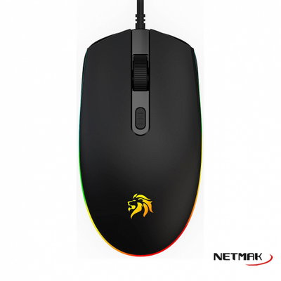 MOUSE GAMER 4D RGB NETMAK NM-GM51