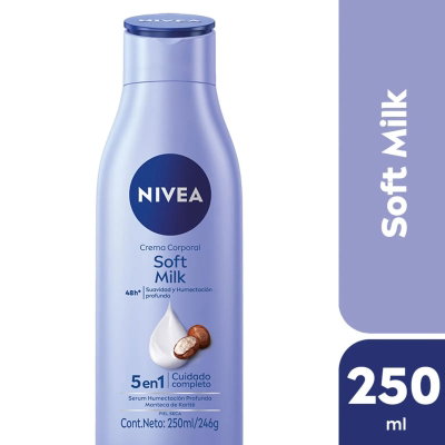 NIVEA BODY SOFT MILK 5 EN 1 250 ML