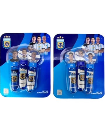 BURBUJERO AFA LICENCIA OFICIAL 3 UNIDADES