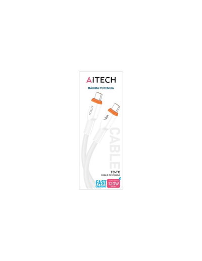 CABLE AITECH 120W CARGA RAPIDA 120W TIPO C A C