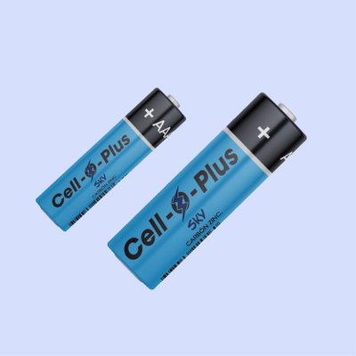 PILAS CELL-PLUS AA SKY X 4UNID CARBON/ALUMINIO