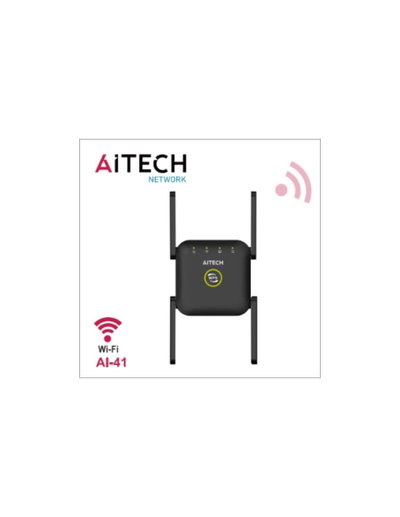 ROUTER REPETIDOR AITECH WIFI 4 ANTENAS AI-41