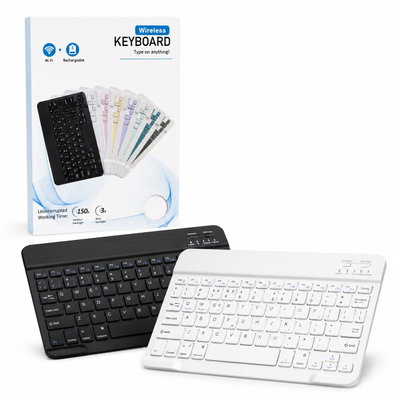 TECLADO BT NEGRO Y BLANCO