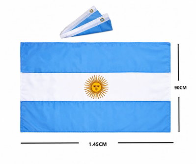 BANDERA ARGENTINA 90 X 145CM