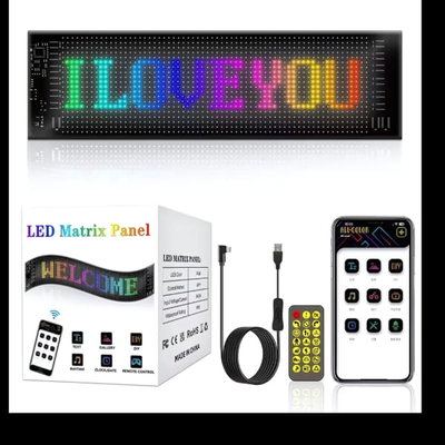 CARTEL LED RGB FLEX 10X38CM C/CONTROL (100801)
