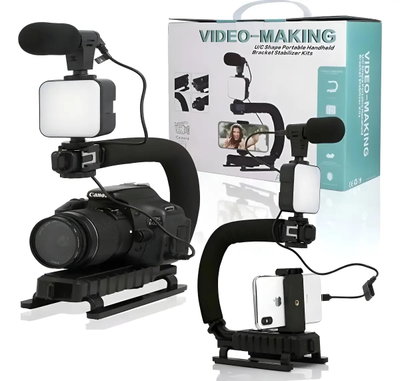 KIT VIDEO STREAMING C/ ESTABILIZADOR DE MANO