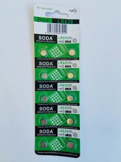 PILA SODA LR626/AG4 BLISTER X 10  -