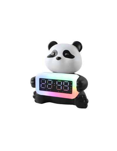 RELOJ DESPERTADOR CON PARLANTE LUZ LED RGB 24X17CM