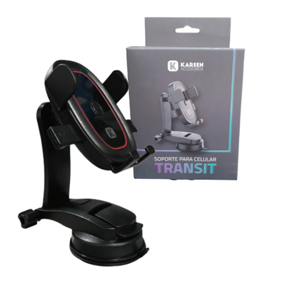 SOPORTE TRANSIT C/VENTOSA P/VIDRIO KARSEN