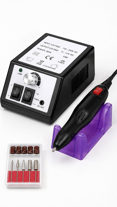 TORNO DE UÑAS PROFESIONAL 2000RPM NEGRO