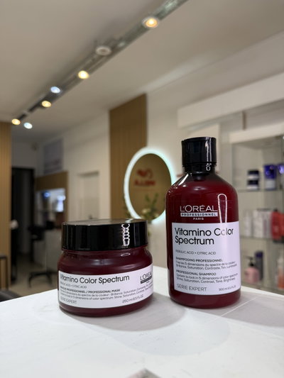 Kit spectrum Loreal Professionel shampoo+ máscara ( cabellos teñidos)