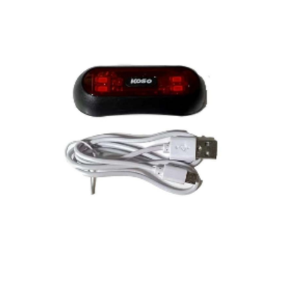 LUZ LED PARA EL CASCO RECARGABLE CABLE USB