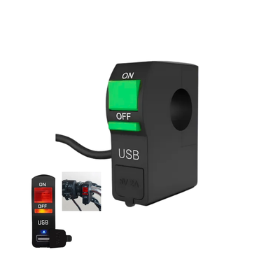 TECLA ON / OFF CON TOMA USB C/ LUZ VERDE