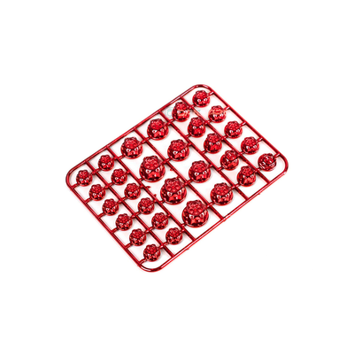 EMBELLECEDOR DE TORNILLOS ROJO