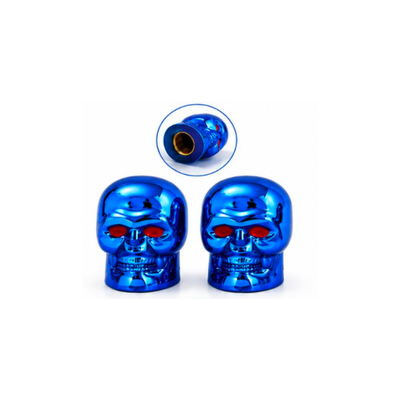 TAPA VALVULA CALAVERA GRANDE AZUL