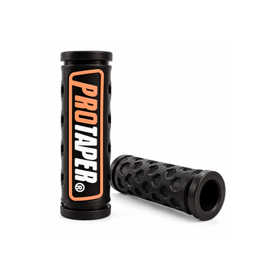 KIT PROTECTOR PATADA + CAMBIO PRO TAPER NARANJA