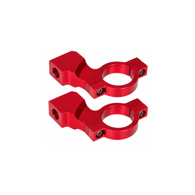 SOPORTE PARA ESPEJO AL MANUBRIO (22MM) ROJO