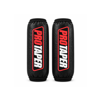 CUBREAMORTIGUADORES CUERINA PRO TAPER NEGRO / ROJO