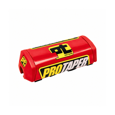 PROTECTOR DE MANUBRIO PRO TAPER CUADRADO MOD. 3 ROJO
