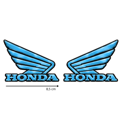 KIT x2 ALAS HONDA CELESTE (EXCELENTE CALIDAD)
