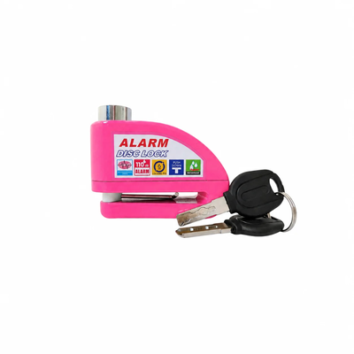 TRABA DISCO CON ALARMA ROSA