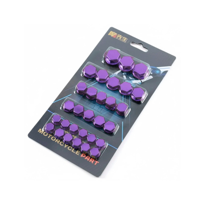 CUBRE TORNILLO ANODIZADO VIOLETA