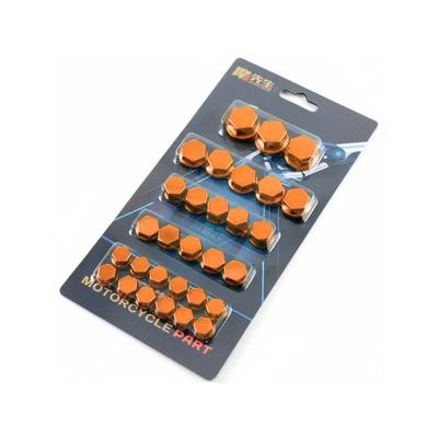 CUBRE TORNILLO ANODIZADO NARANJA