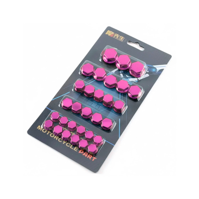 CUBRE TORNILLO ANODIZADO ROSA