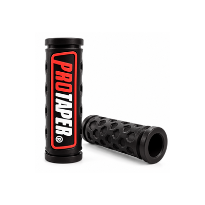 KIT PROTECTOR PATADA + CAMBIO PRO TAPER ROJO