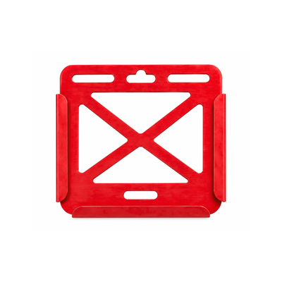 PORTA PATENTE METALICO MERCOSUR ROJO