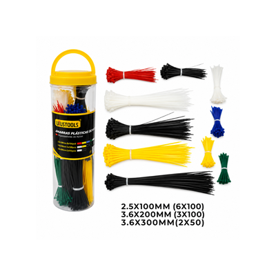 KIT PRECINTOS COLORES x1000u
