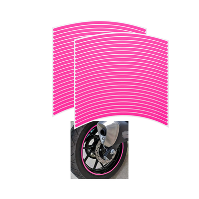 KIT DE CALCOS PARA LLANTA (x2) ROSA