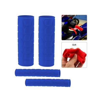 PROTECTOR DE PUÑO Y MANIJA (4 PIEZAS) AZUL