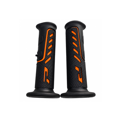 PUÑOS PROGRIP NEGRO CON NARANJA