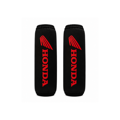 CUBREAMORTIGUADORES HONDA NEGRO / ROJO